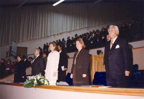Her Highness Princess Alia Al-Faisal and Chairman Talal Abu-Ghazaleh at TAGorg's Silver Jubilee musical concert, Amman, Jordan
