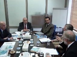 Abu-Ghazaleh and NPS Delegation Discuss MA Program in Leadership