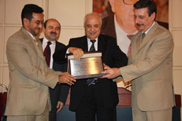 Abu-Ghazaleh Presents the Adel Al-Sadi Award to Top ASCA Student