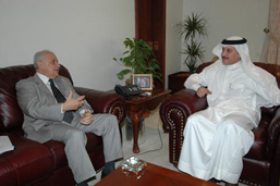 Secretary-General of Bahraini Parliament Receives Abu-Ghazaleh
